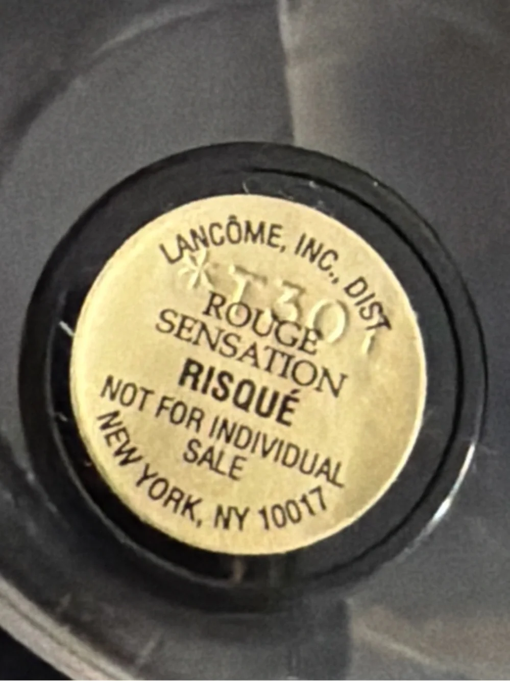 Lancôme Risqué rouge sensation new lipstick rare discontinued